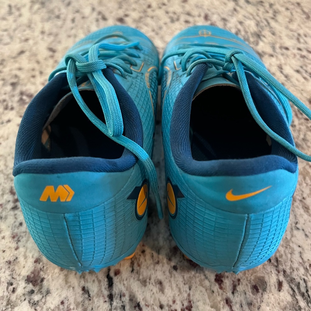 Blue Nike Cleats